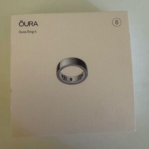 Oura Ring 4 Silver Size 8